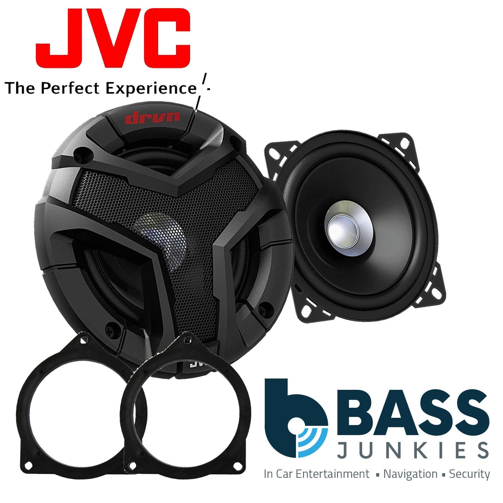 JVC CS-V418 4" 10cm Dual Cone 360 Watts Car Van Door Coaxial Speakers Pair Fits