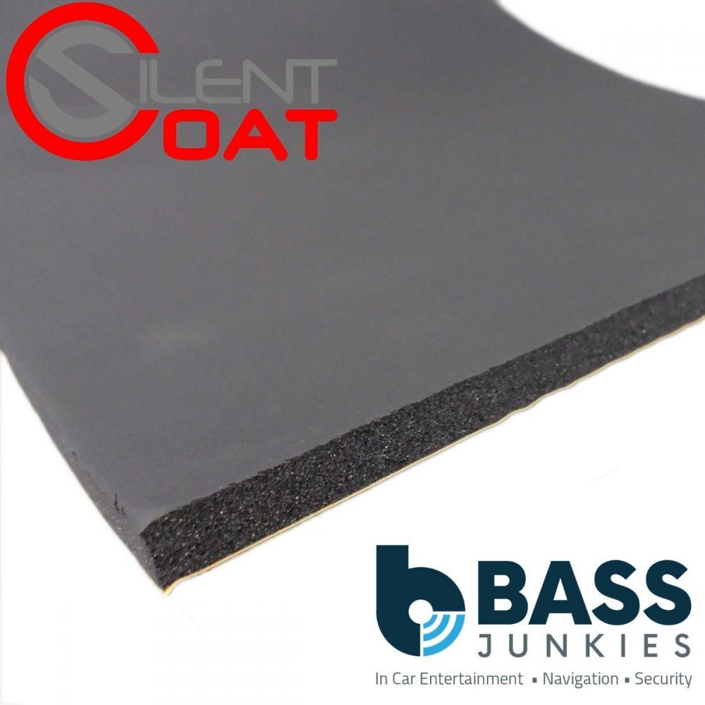 Silent Coat Noise Isolator 9 Sheets x 6mm Sound Deadening Closed Mat