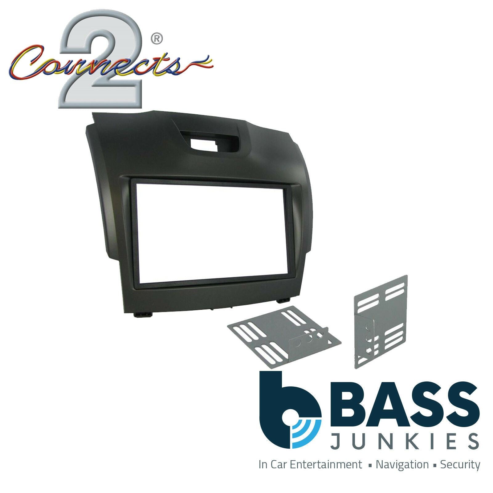 Connects2 CT23CV17 Chevrolet S-10 Colorado Trailblazer Car Stereo Double Din Fascia Panel & Cage Kit