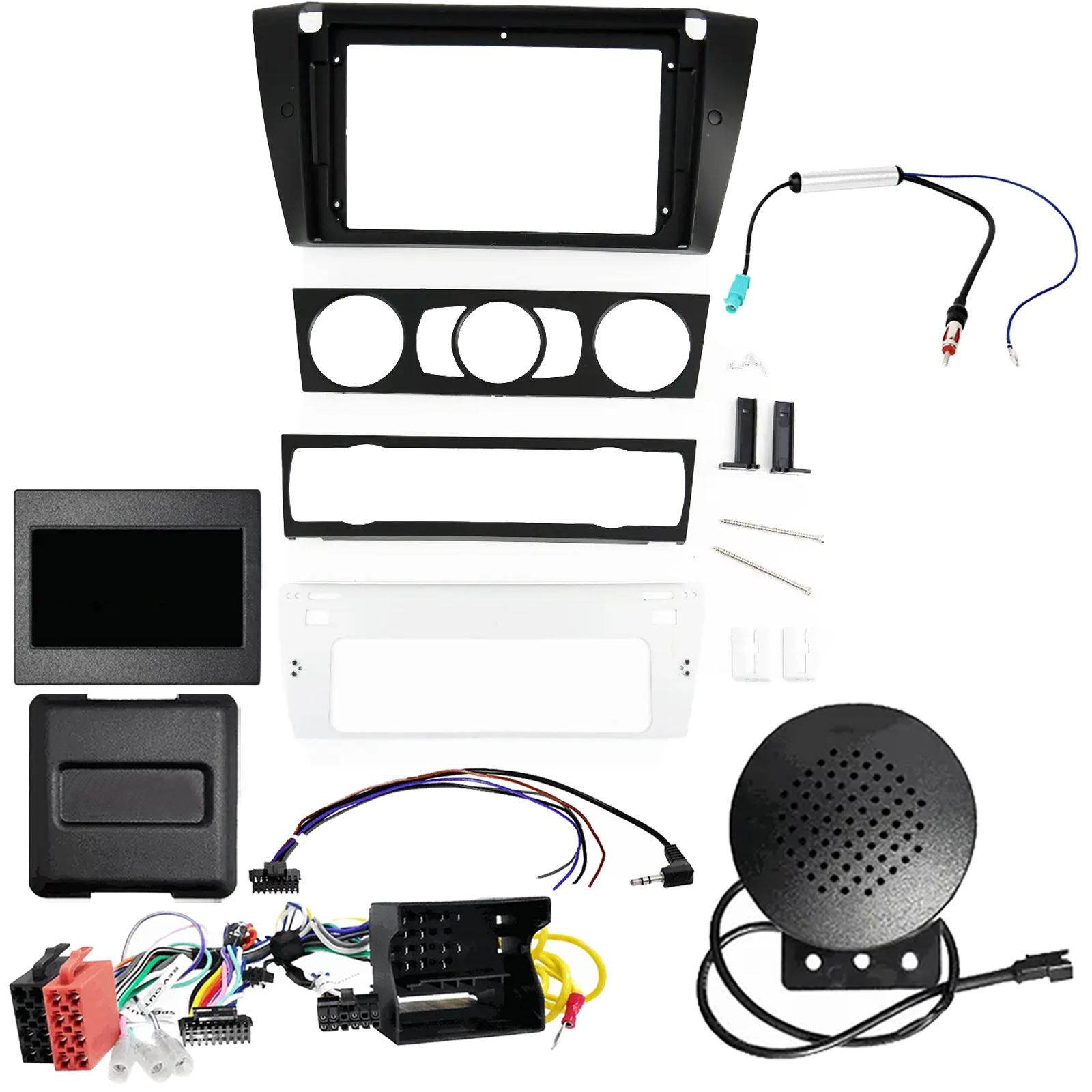 For BMW 3 Series E90-E93 2004-12 Fascia Panel Interface For 9" Android Car Radio