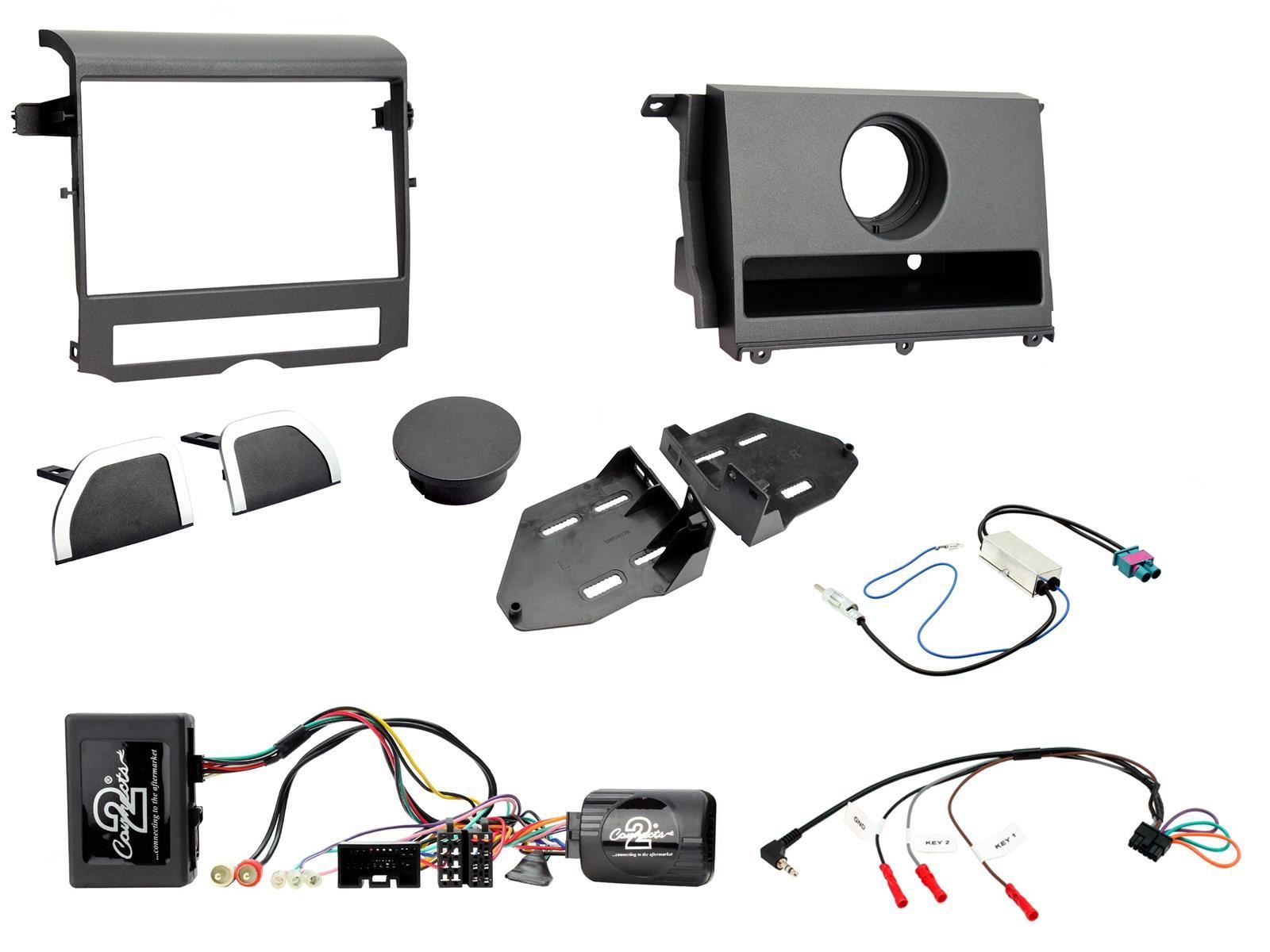 Connects2 CTKLR09 - Land Rover Discovery 2009-2016 Double Din Fascia Installation Kit