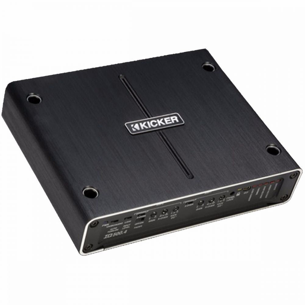 Kicker IQ500.4 - 500 Watts 4 Channel Class D Full-Range Car Amplifier