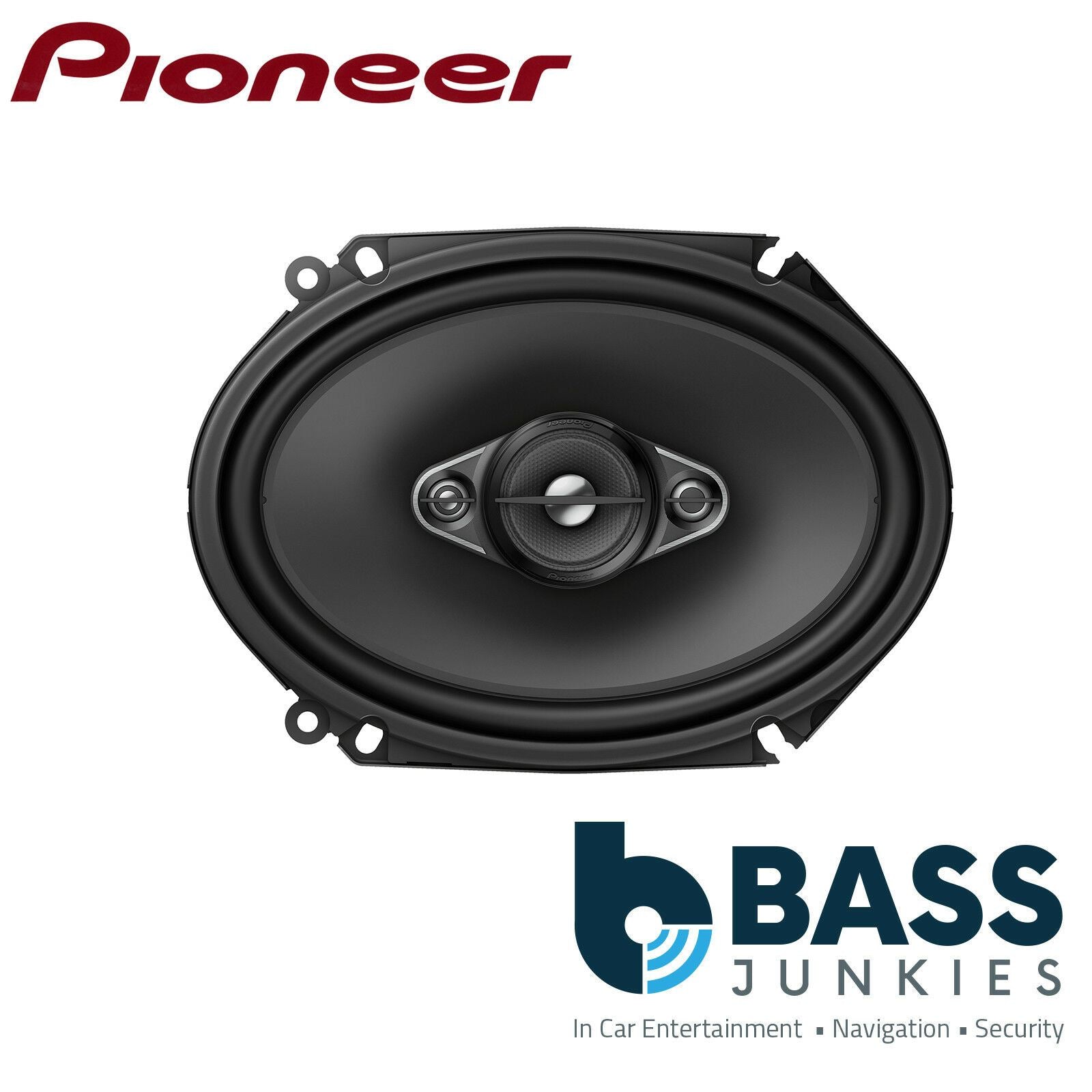 Pioneer TS-A6880F - 350 Watts 6" x 8" Inch 4 Way Custom Coaxial Fit Car Door Speakers