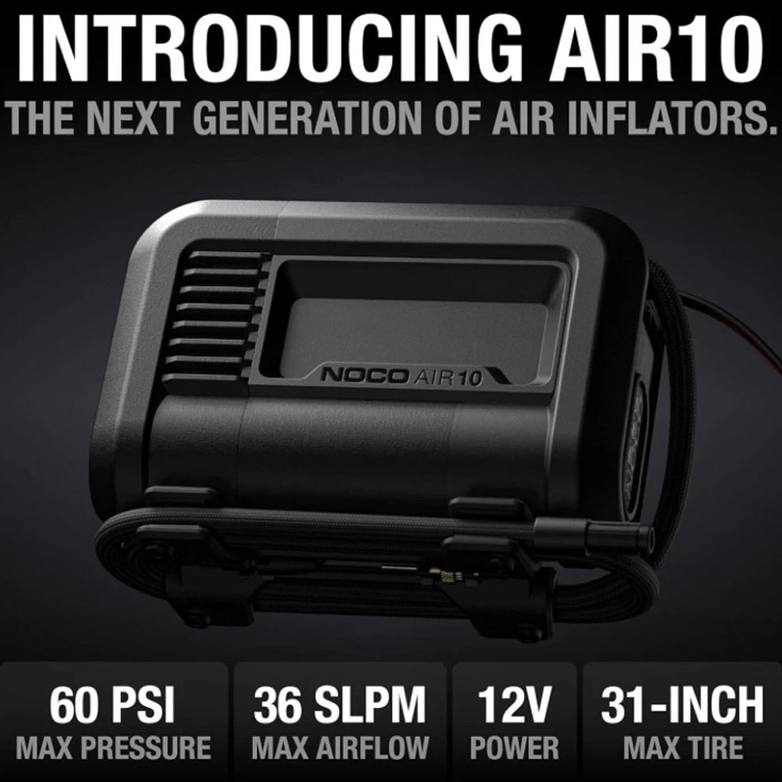 NOCO AIR10 - 10A Portable Digital Tyre Inflator Air Compressor 12V