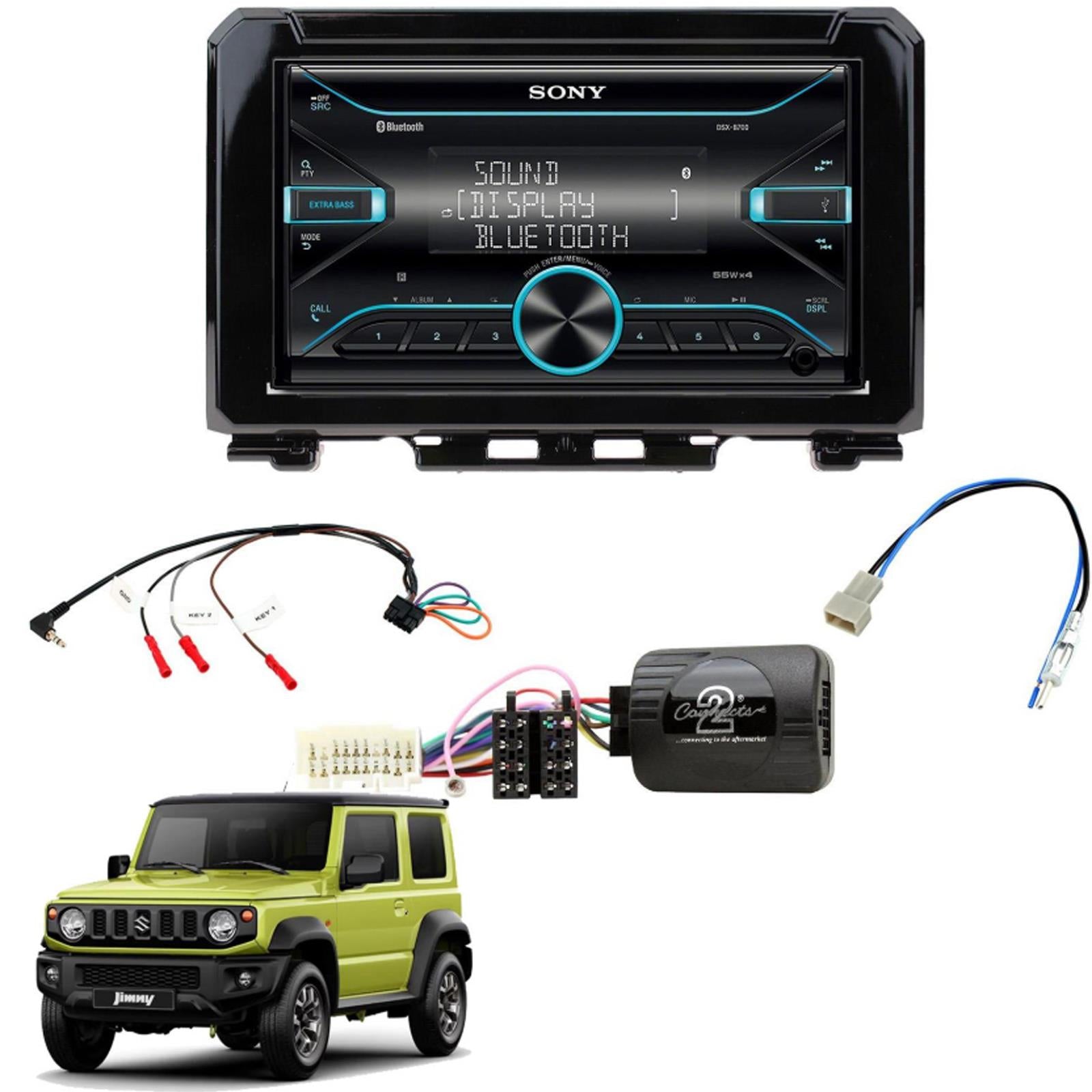 Sony DSX-B700 Bluetooth MP3 USB AUX Car Stereo Player fits Suzuki Jimny 2018 On