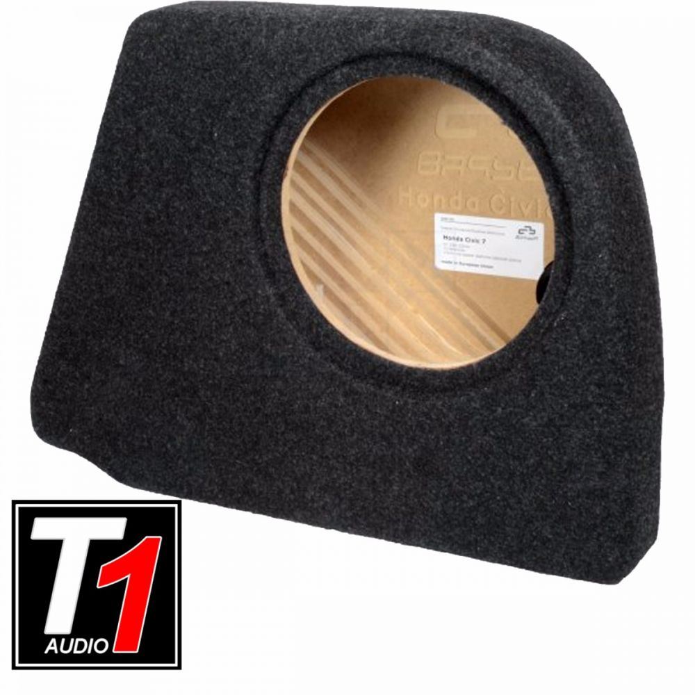 T1 Audio - Honda Civic Hatchback 2000 To 2006 Right Arch Custom Fit 10" Car Sub Subwoofer Bass Box