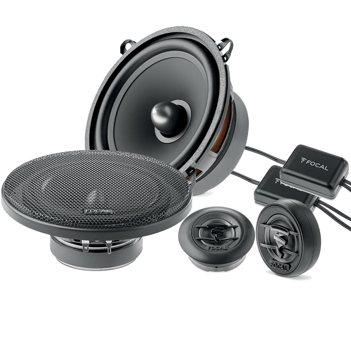 Focal ASE130 - Auditor 200 Watts 5.25" 13cm 2-Way Component Kit Car Door Speakers & Grills Pair