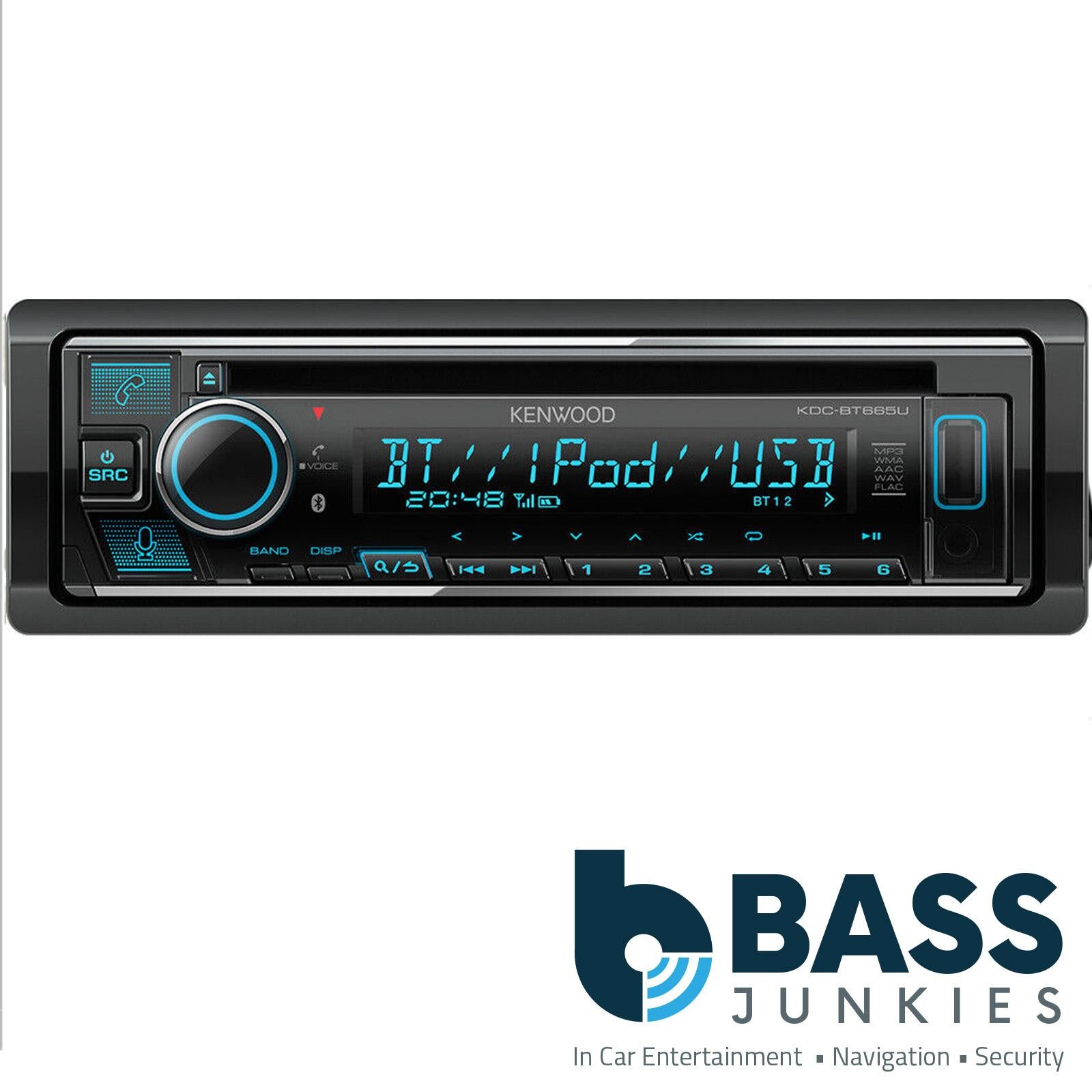 Kenwood KMM-BT508DAB DAB+ Digital Radio Media Receiver Bluetooth Stereo Aux USB