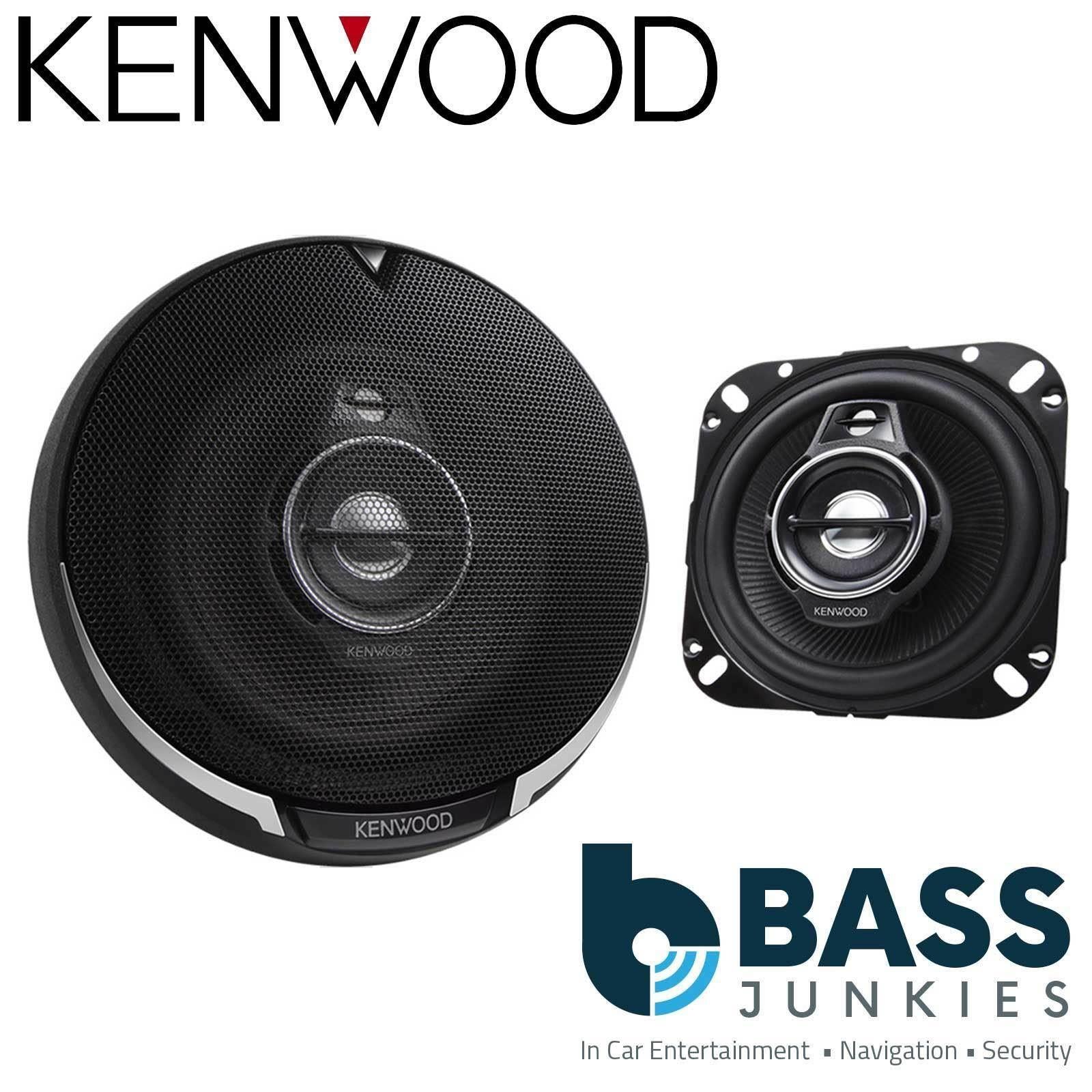 Kenwood KFC-PS1095 - 10 cm 4" 220 Watts 3 Way Coaxial Car Van Door Dash Speakers