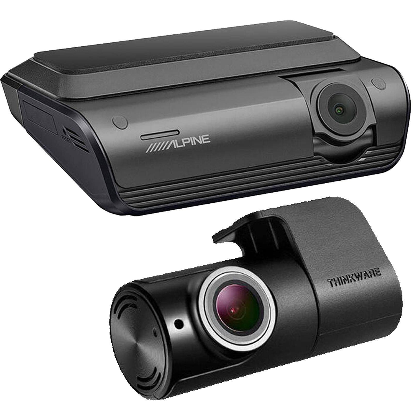 Alpine DVR-Q1000 - 2Ch Front & Rear 2K QHD HDR & WiFi Car Van Dash Cam