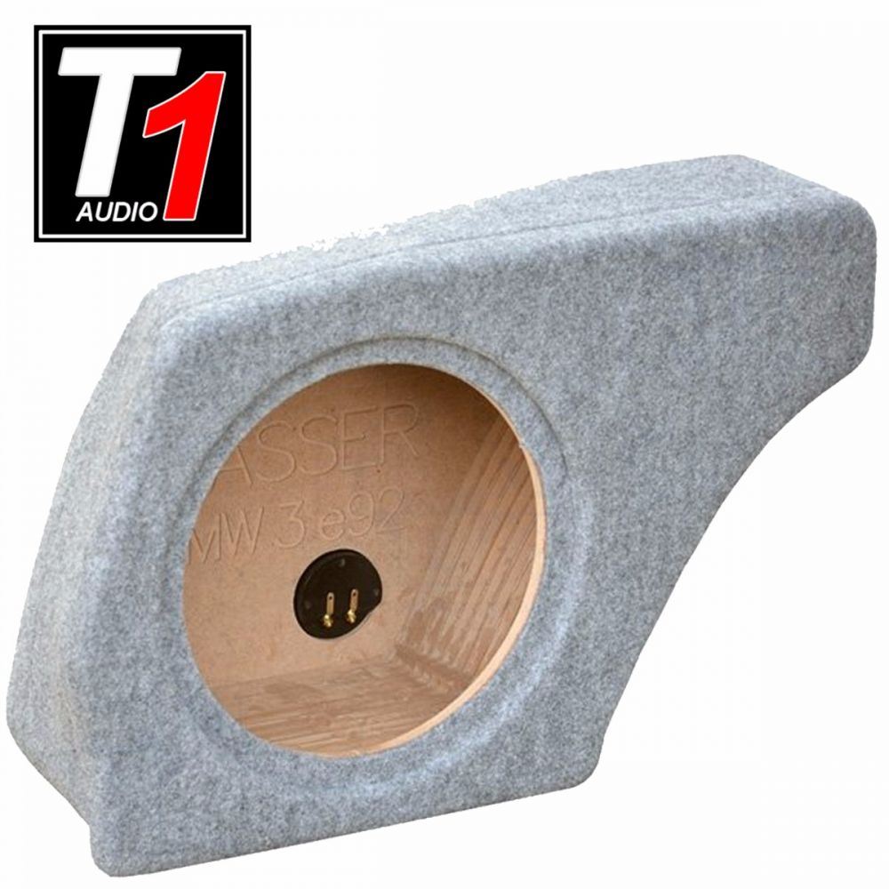 T1 Audio - BMW 3 E92 Coupe 2004 - 2013 Left Arch Custom Fit 12" Car Sub Subwoofer Bass Box