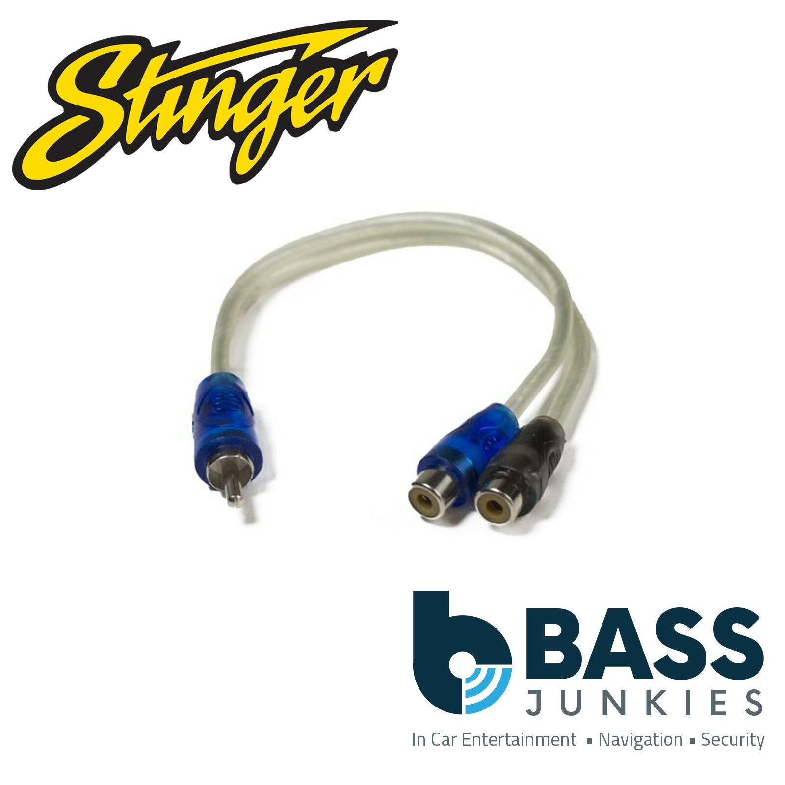 Stinger SSPRCA2F Performance Series 2 Female to 1 Male Y RCA Interconnect