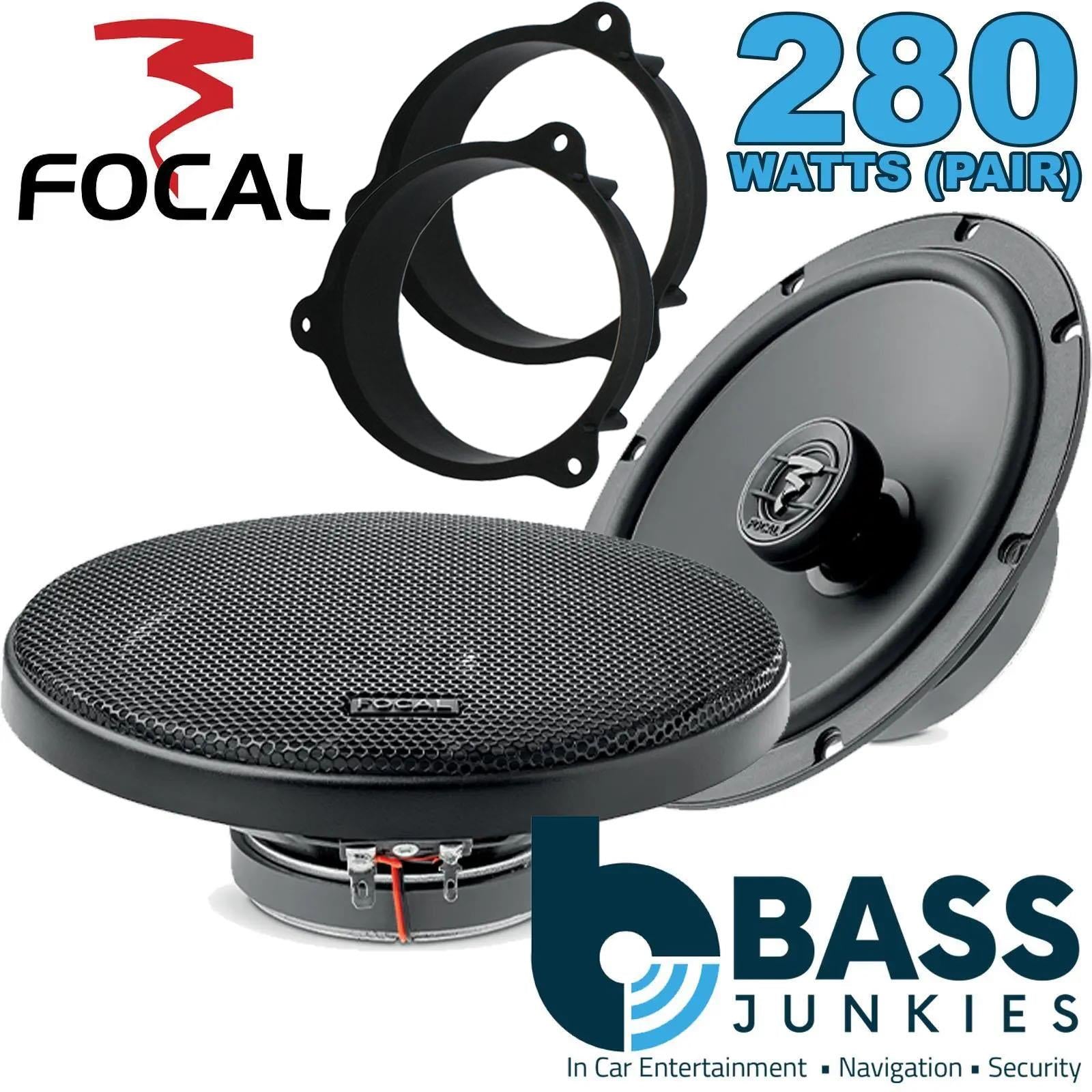 Focal Auditor ACX130 130mm/13cm/5.25" Car Coaxial Speakers (Pair Max 200 watts) Fits Mercedes Citan 2012-21