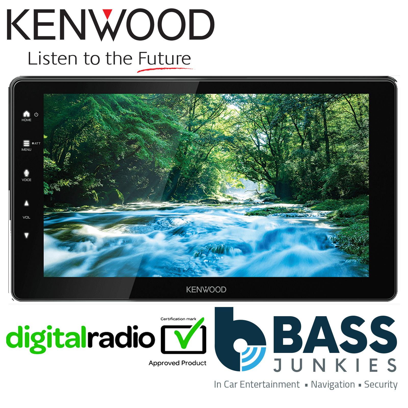 Kenwood DMX-F920DS - 9" Floating HD Wireless CarPlay Android Bluetooth DAB+ Radio Car Stereo Screen