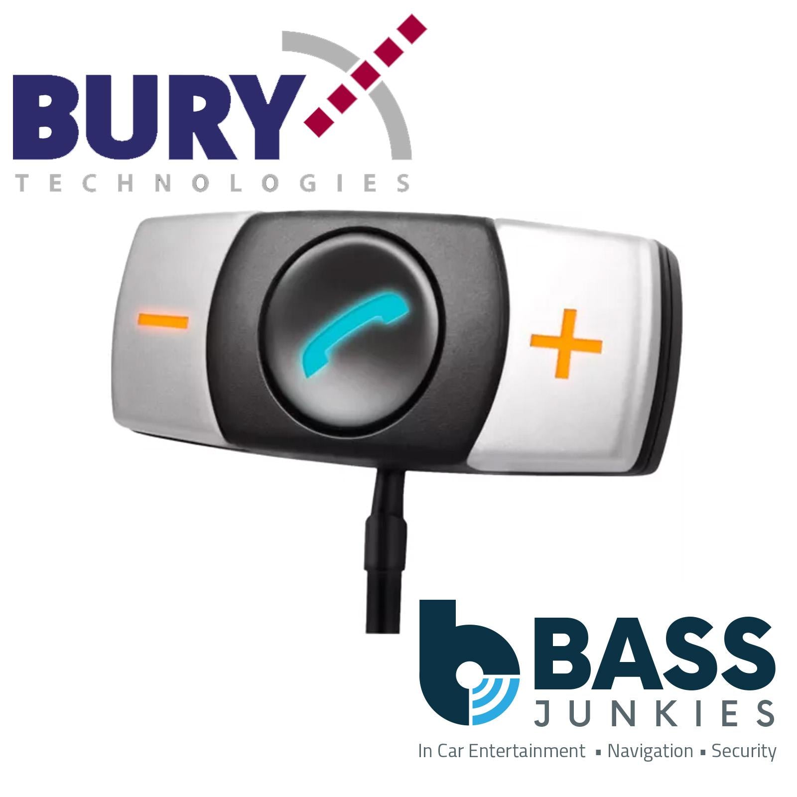 Bury CC9048 - Bluetooth Hands Free Car Kit With A2DP Audio Music Streaming