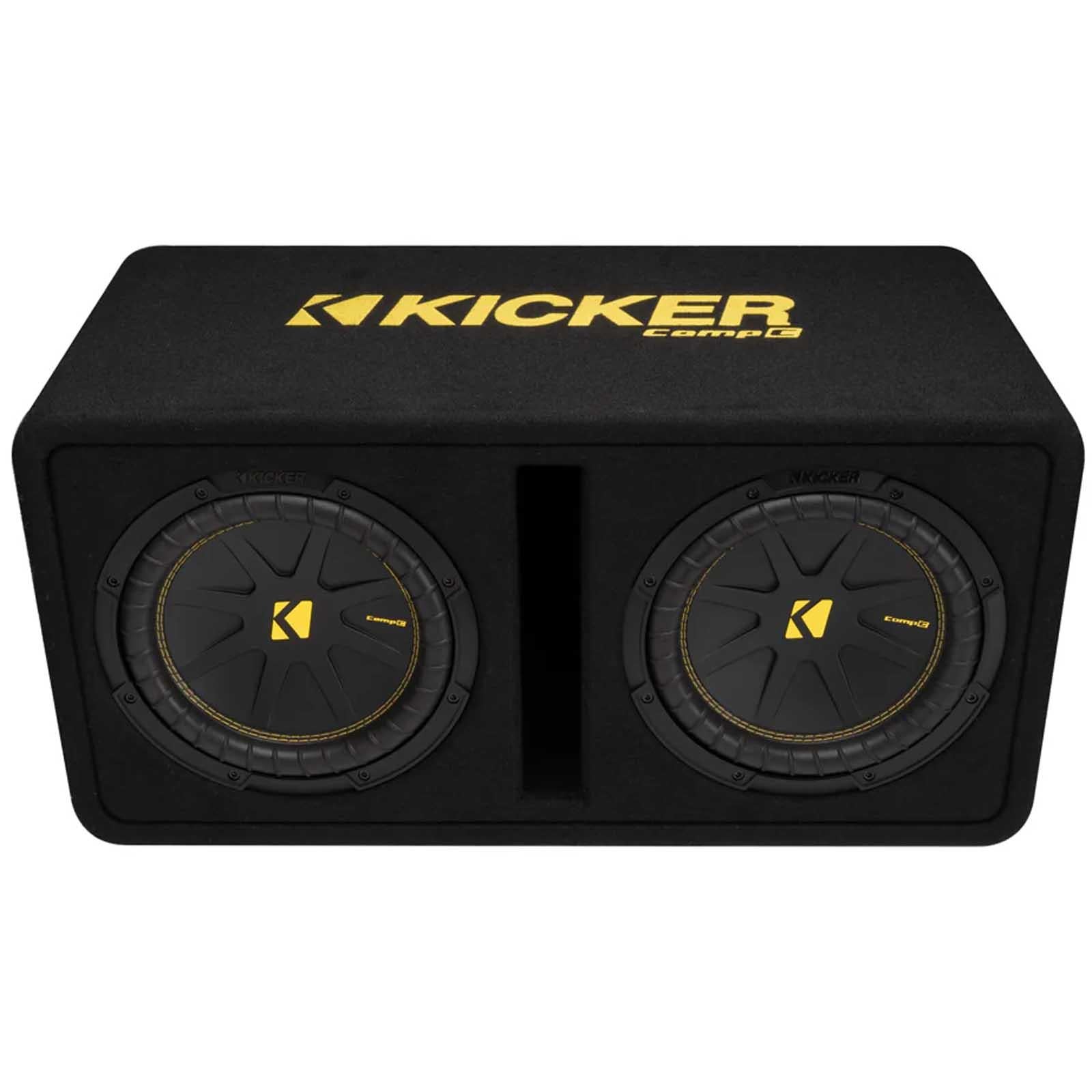 Kicker 50DCWC102 - 1000 Watts Dual 10" CompC Loaded Car Sub Subwoofer Enclosure 2 Ohm