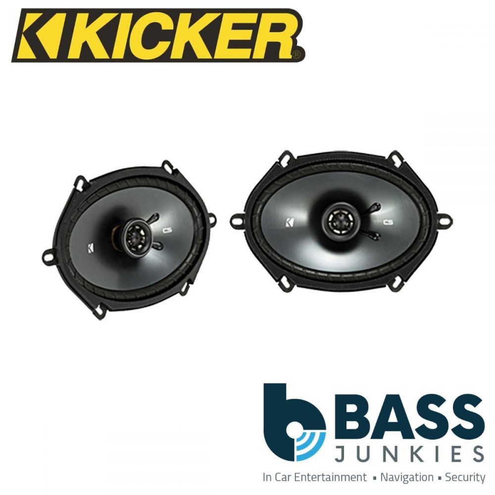 Kicker CSC684 - 6" x 8" 160 x 200mm 225 Watts 2 Way Car Van Front Rear Door Coaxial Speakers