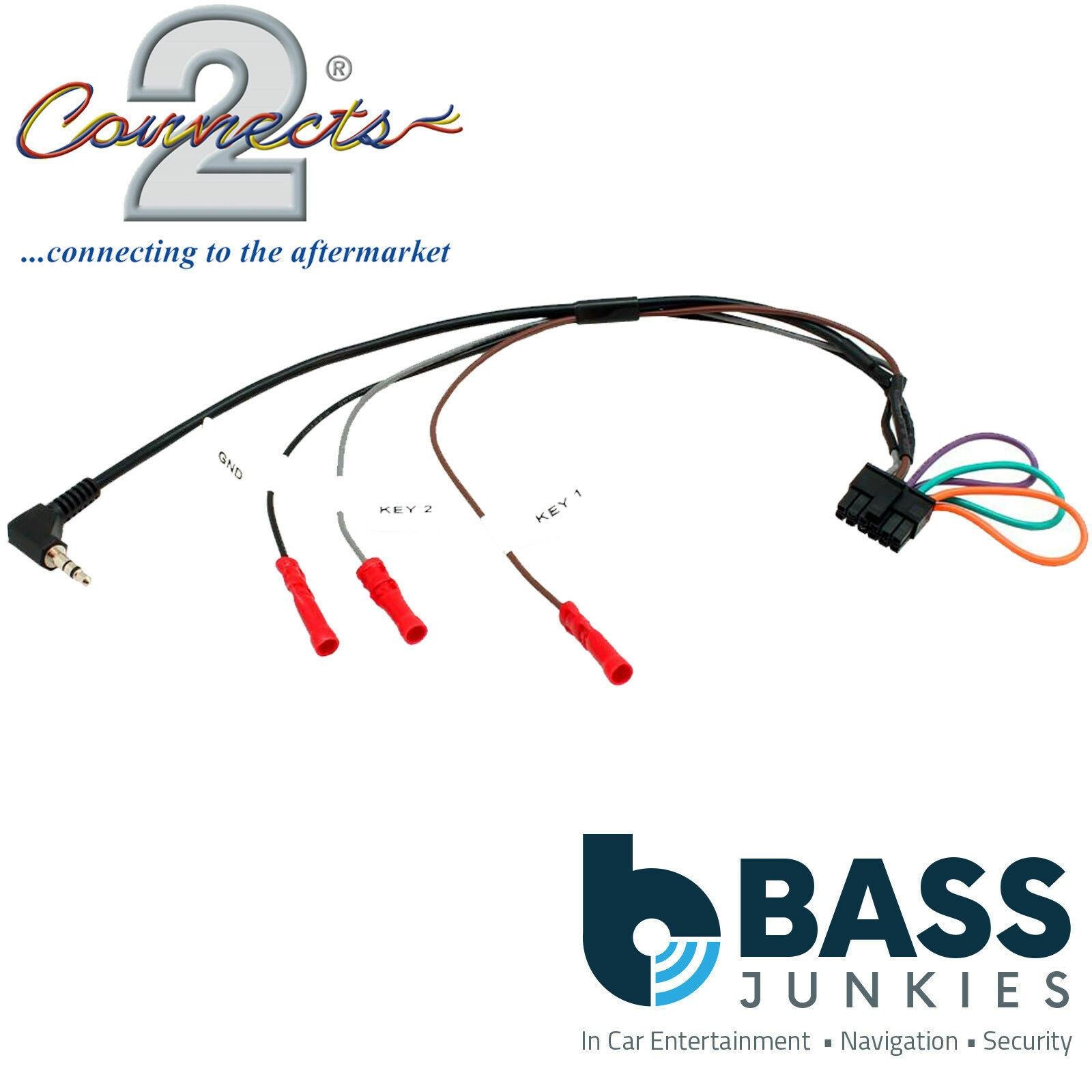 UNIVERSAL Car Stereo Radio Steering Wheel Stalk Adaptor Patch Lead CTMULTILEAD.2