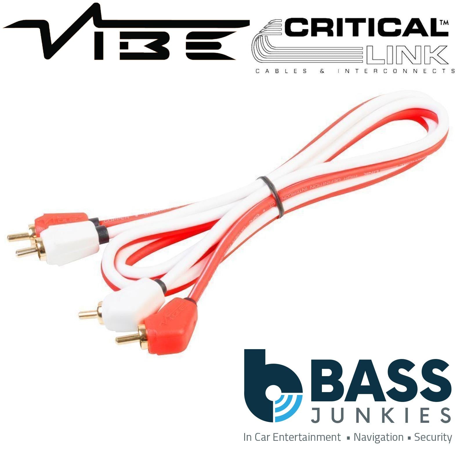 Vibe Critical Link CLRCA1MA-V7 - Advanced 1m Triple Shielded RCA Phono Cable