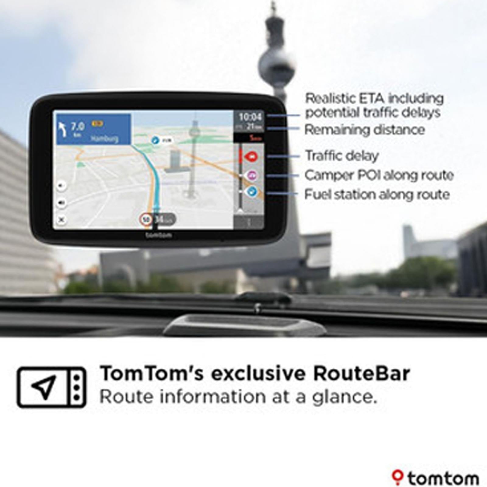 TomTom GO Expert Plus 7" HGV Truck GPS Sat Nav Europe WiFi Portable Navigation
