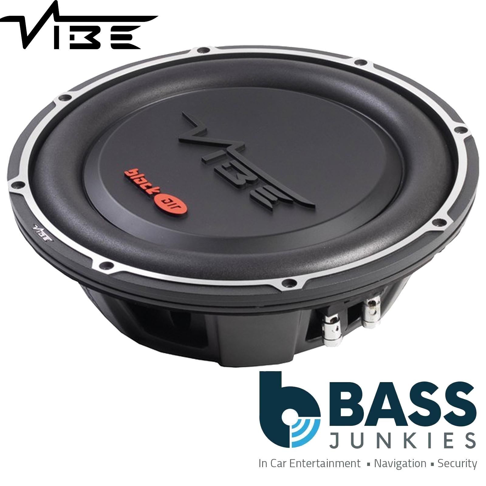 VIBE BLACKAIR12D2S-V3 - 12 INCH 900 Watt Bass Car Audio Slimline Subwoofer