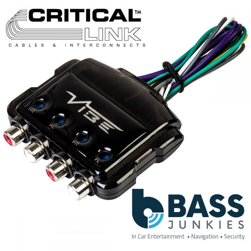 Vibe Critical Link LOC4-V5 - 4 Channel Car Stereo Amp Amplifier Line Converter