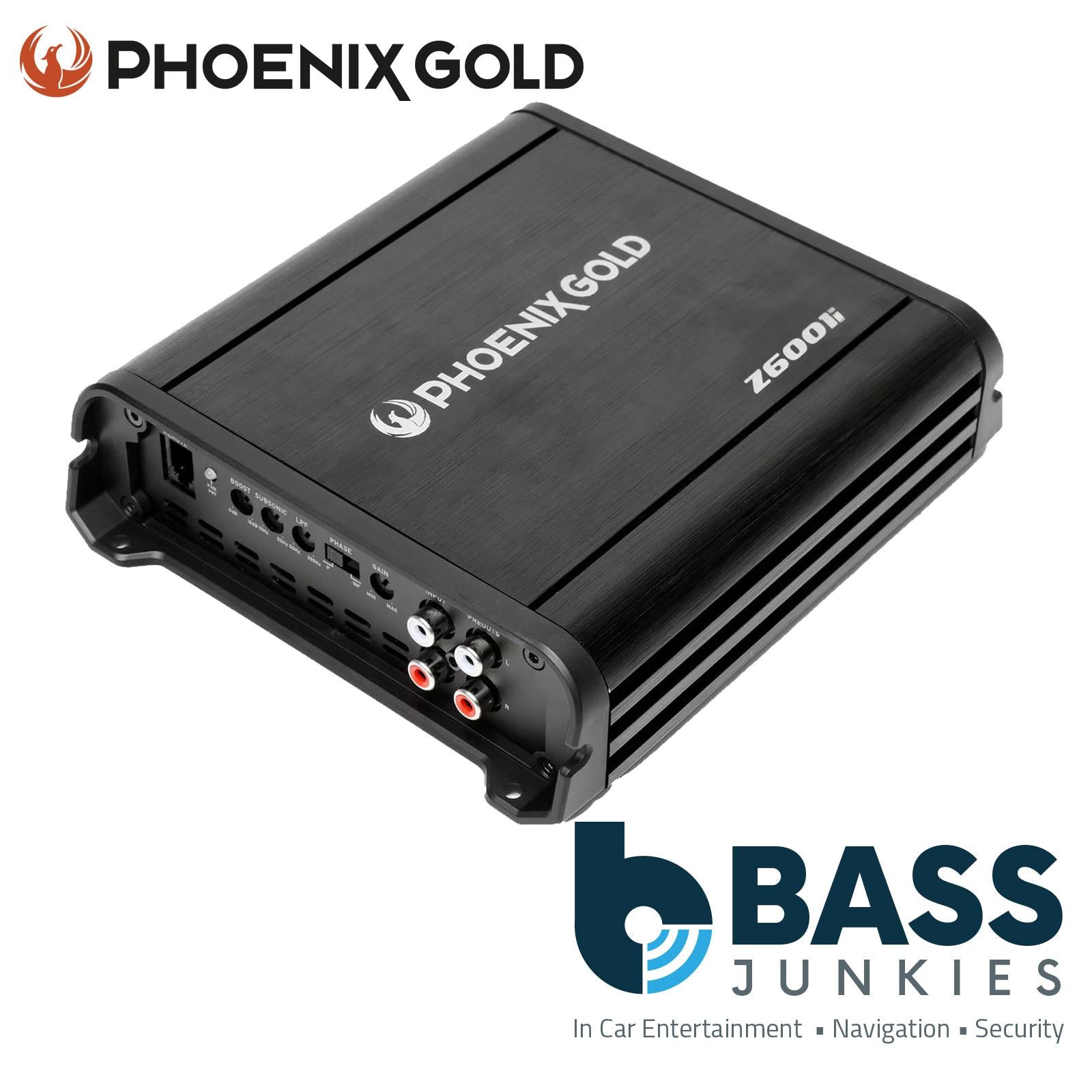 Phoenix Gold Z6001i - 600 Watts Class D Monoblock Car Amplifier & Bass Controller