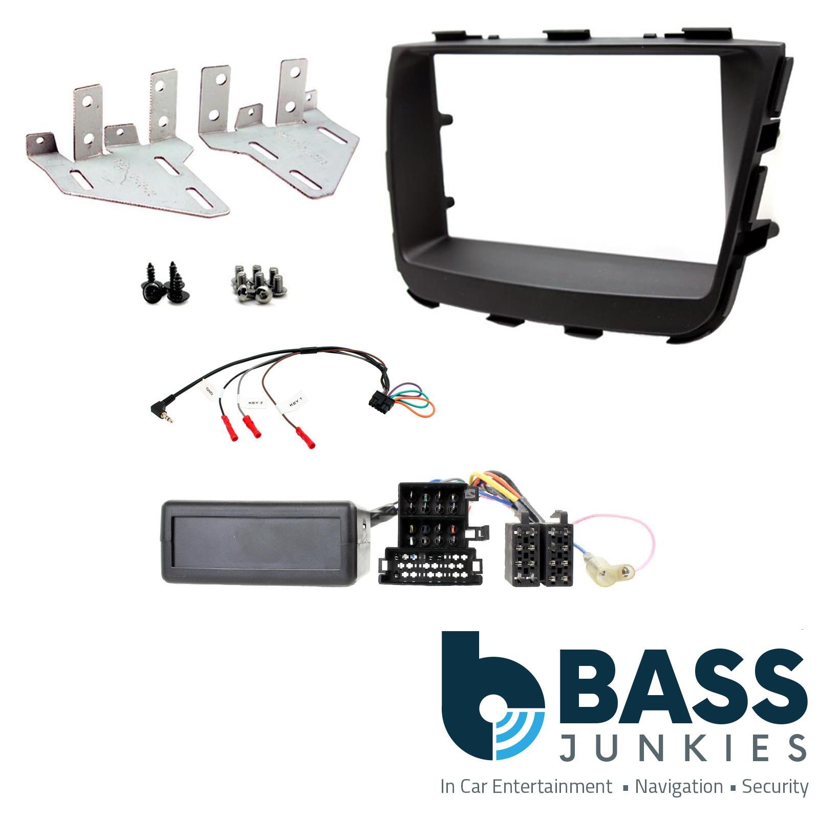 Connects2 CTKKI21 Kia Sorento 2013 Onwards Double Din Car Fascia Steering Wheel Interface Fitting Kit