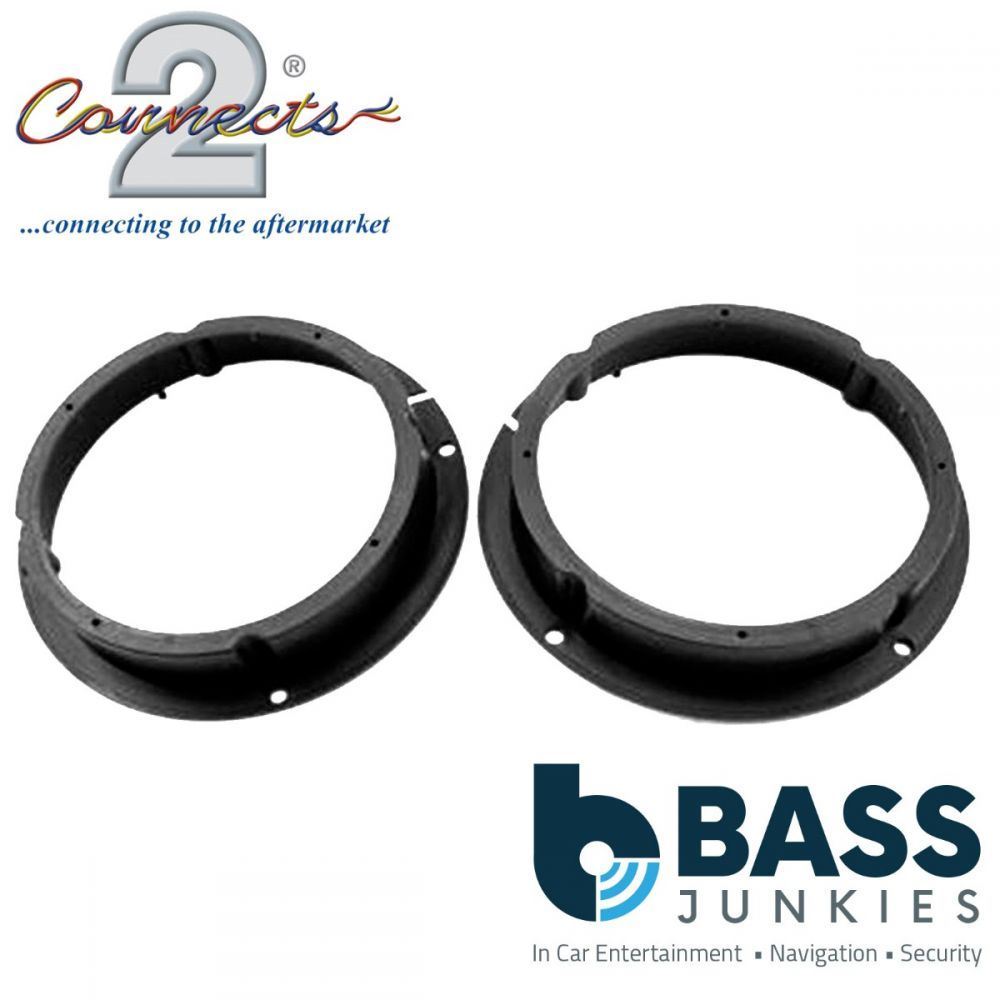 Connects2 CT25KI06 - Kia Carnival & Soul 2014 Onwards 165mm 6.5" Car Front Speaker Adapter Brackets