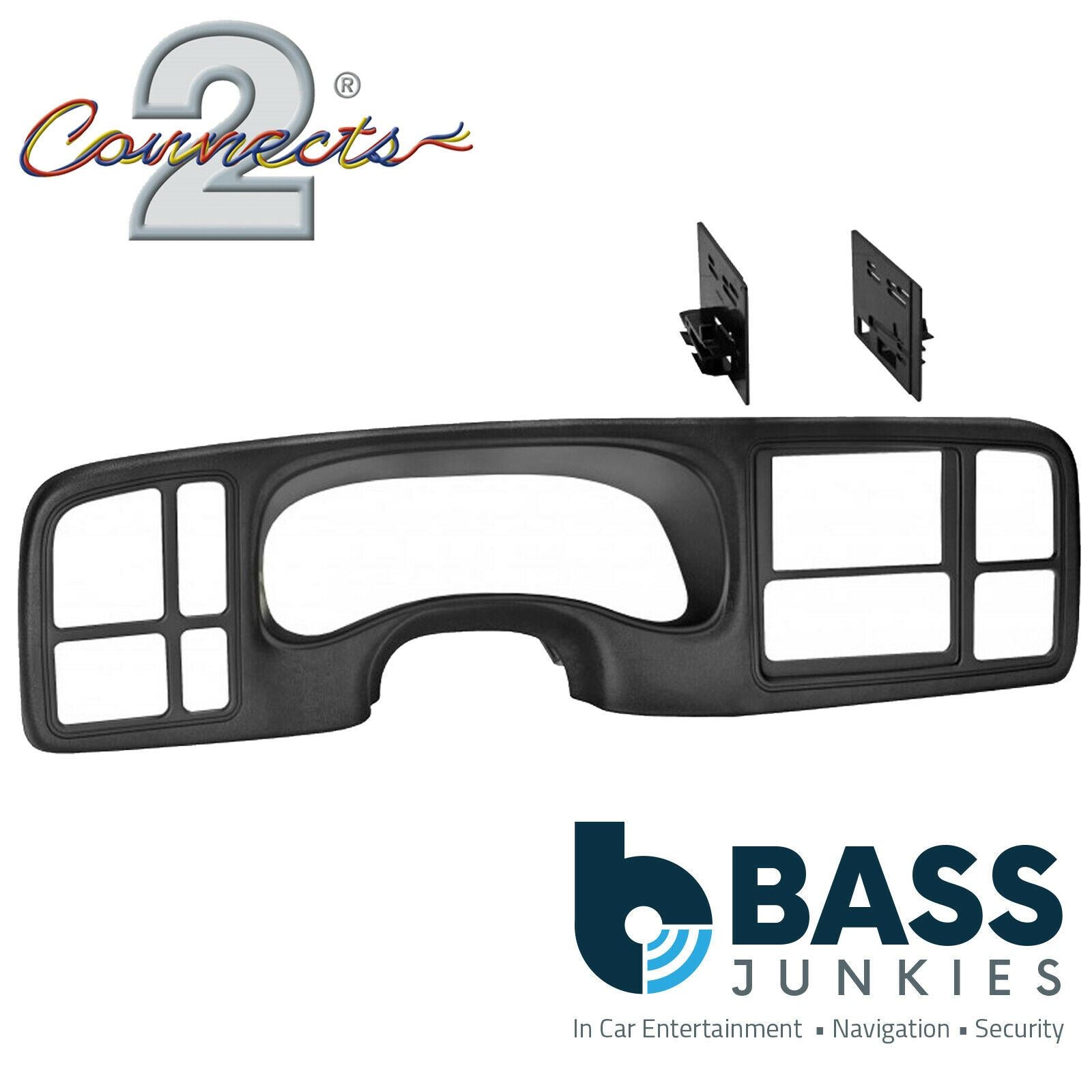 Connects2 CT23GM05 - Chevrolet Avalanche, Silverado, Suburban, Tahoe Double DIN Fascia Panel