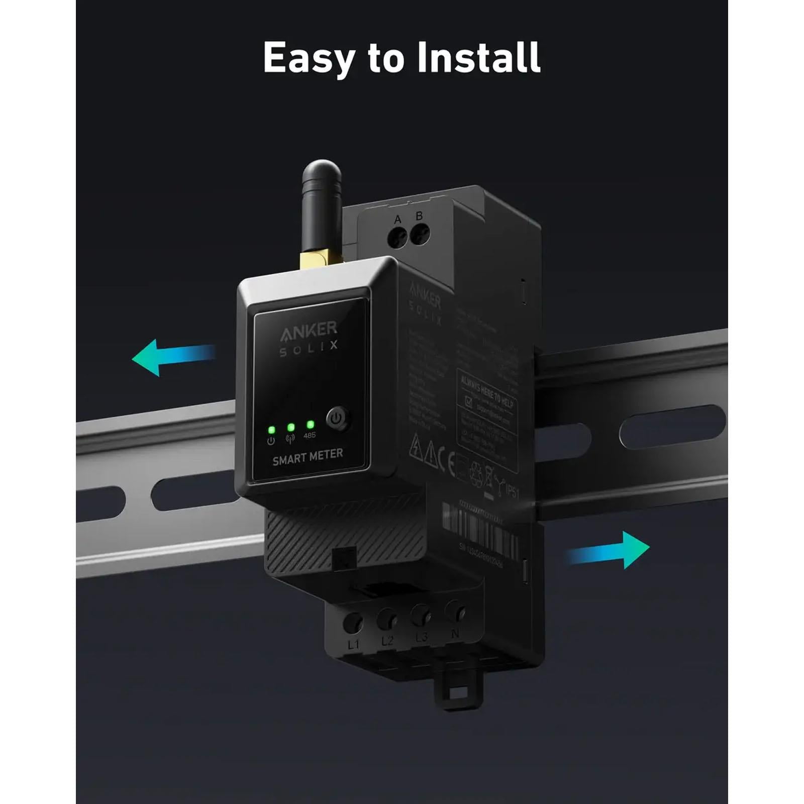 Anker SOLIX - Smart Meter for EV Chargers with Solar Energy Monitoring