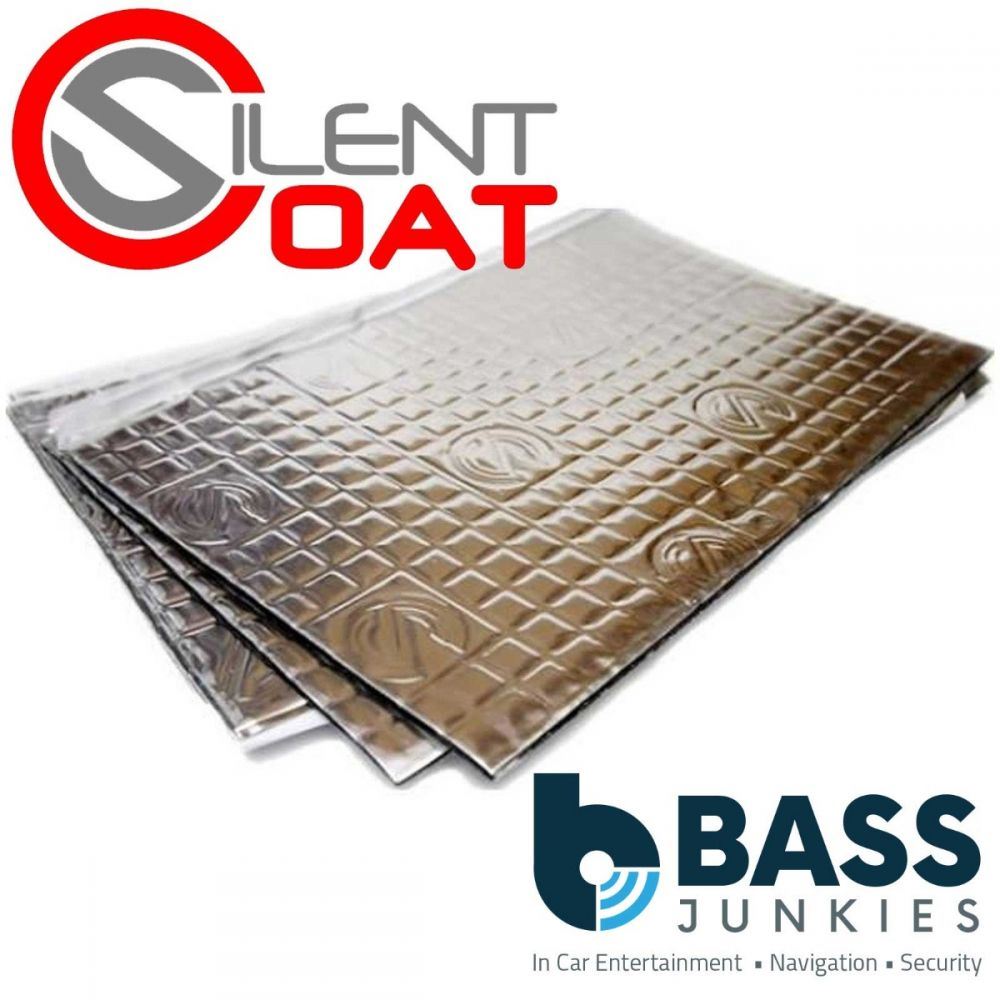 Silent Coat 40 Sheets x 2mm (375 x 250 mm each) Sound Deadening Mat Bulk Pack