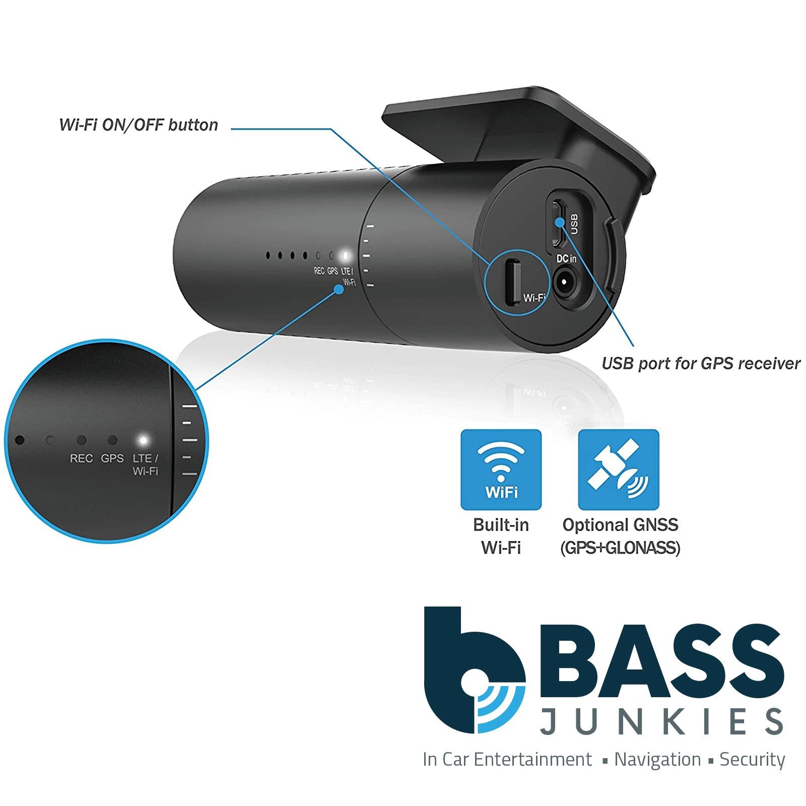 Blackvue DR750X 1CH 128GB GPS Full HD 1080p Wide Font Car Dash Camera WIFI Cloud @60fps Front Camera