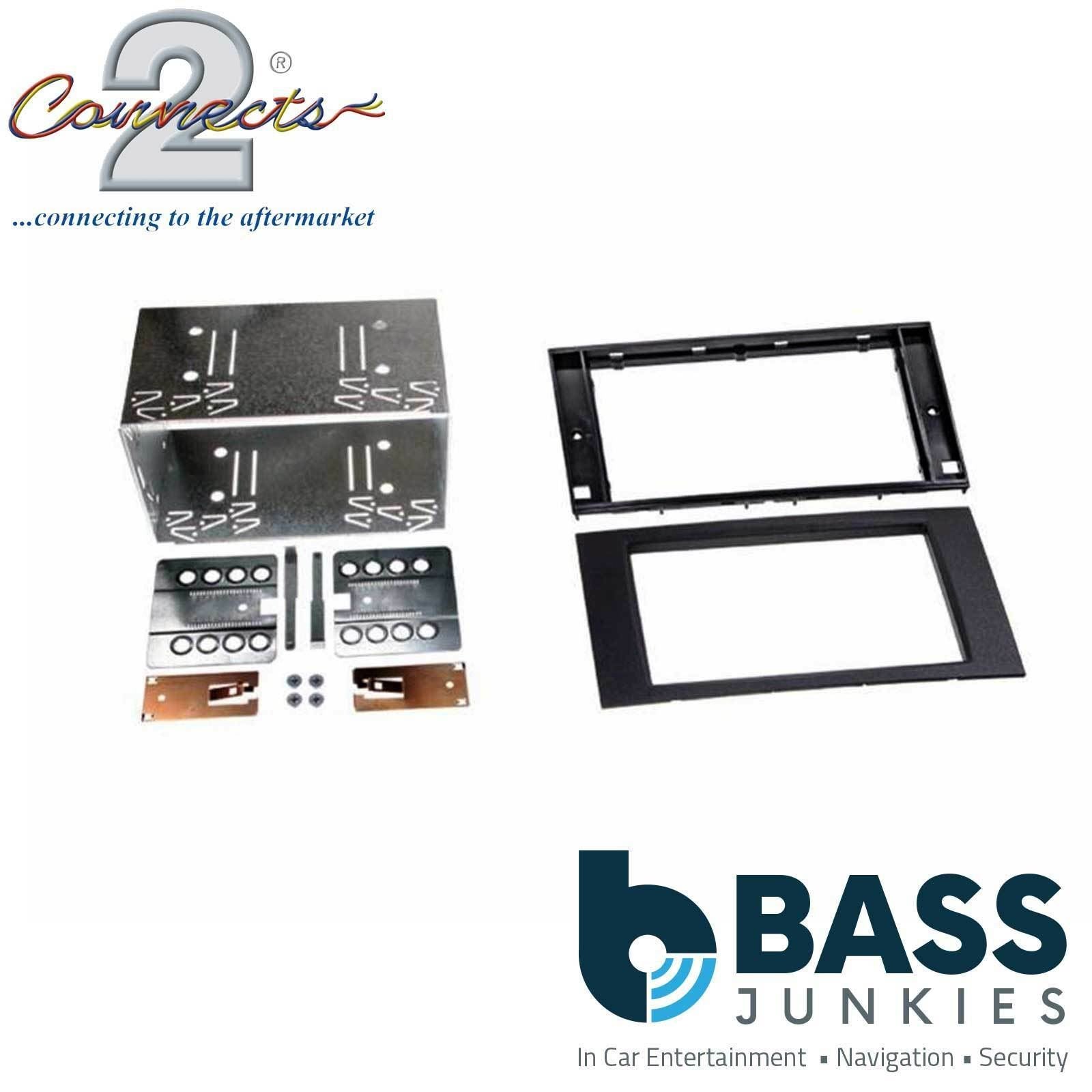 Connects2 CT23FD50 Ford Fiesta Focus C-Max Fusion Galaxy Kuga S-Max Transit Car Stereo Double Din Fascia Panel & Cage Kit