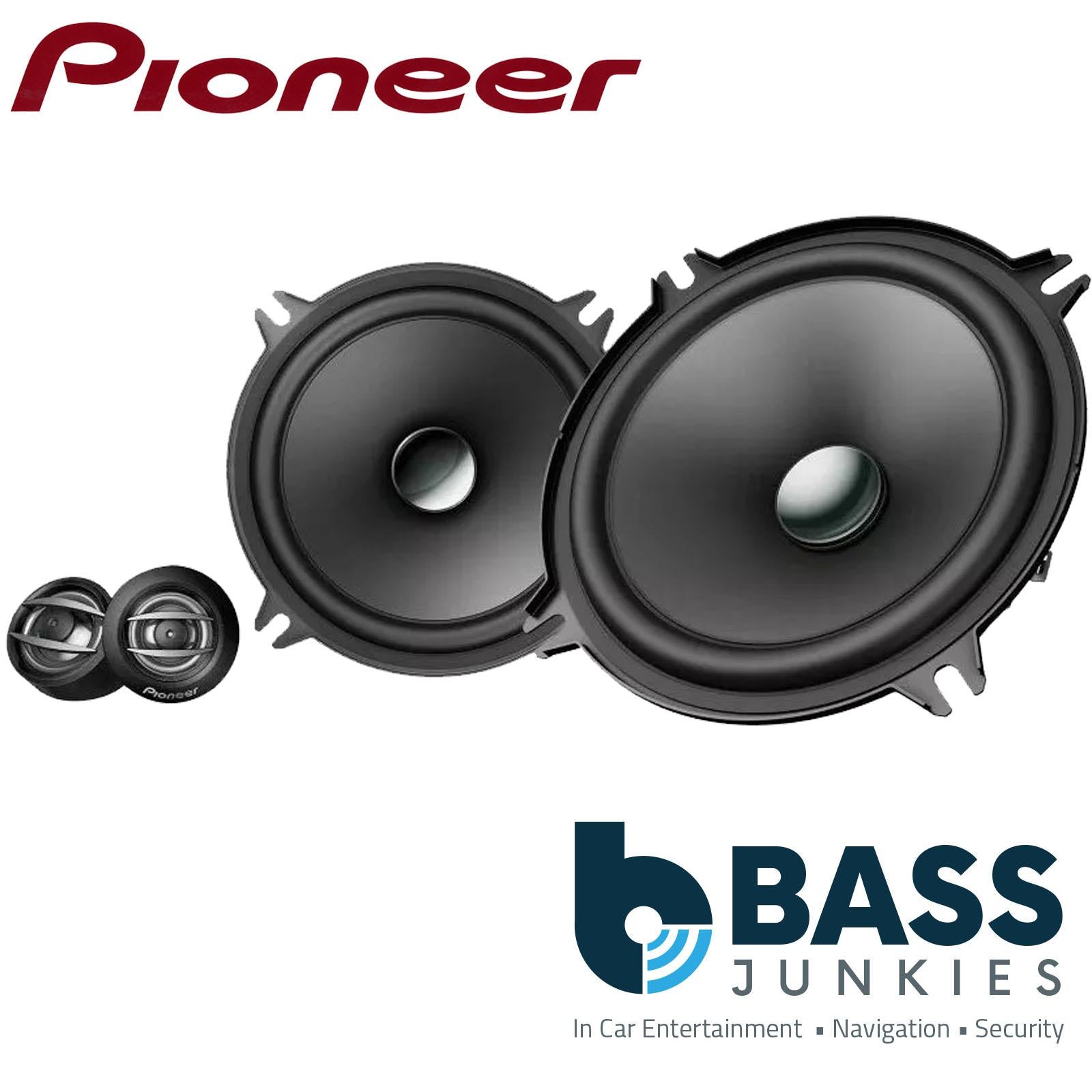Pioneer TS-A1300C 5.25 Inch 2-Way 300W Max Tweeter Component Car Audio Speakers