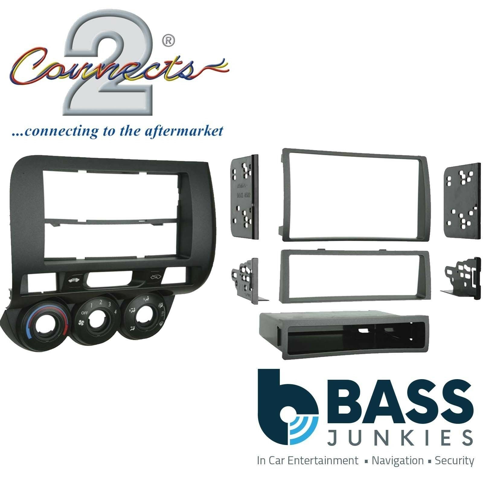 Connects2 CT23HD03L Honda Fit Jazz Car Stereo Double Din Fascia Panel