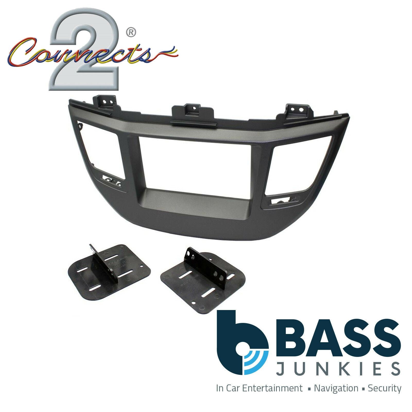 Connects2 CT23HY44L Hyundai Tucson 2015 Onwards LHD Car Stereo Double Din Fascia Panel