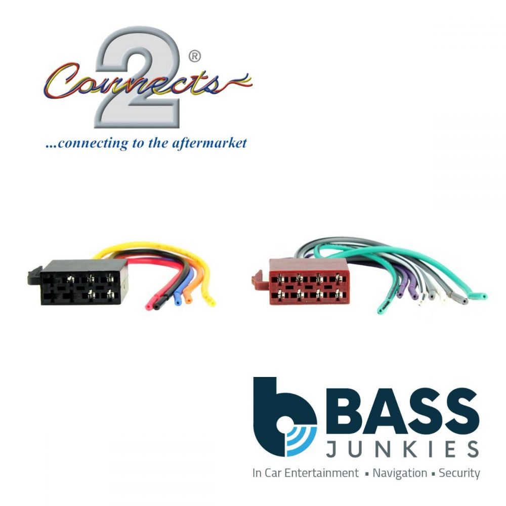 Connects2 CT21UV01 - UNIVERSAL ISO Car Wiring Harness Lead Cable with Stripped End Connections