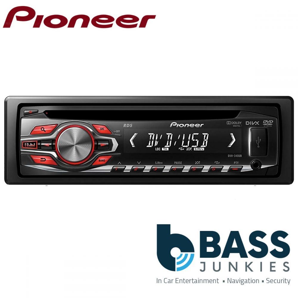 Pioneer DVH-340UB CD DVD Tuner Front USB AUX Car Stereo Radio Player