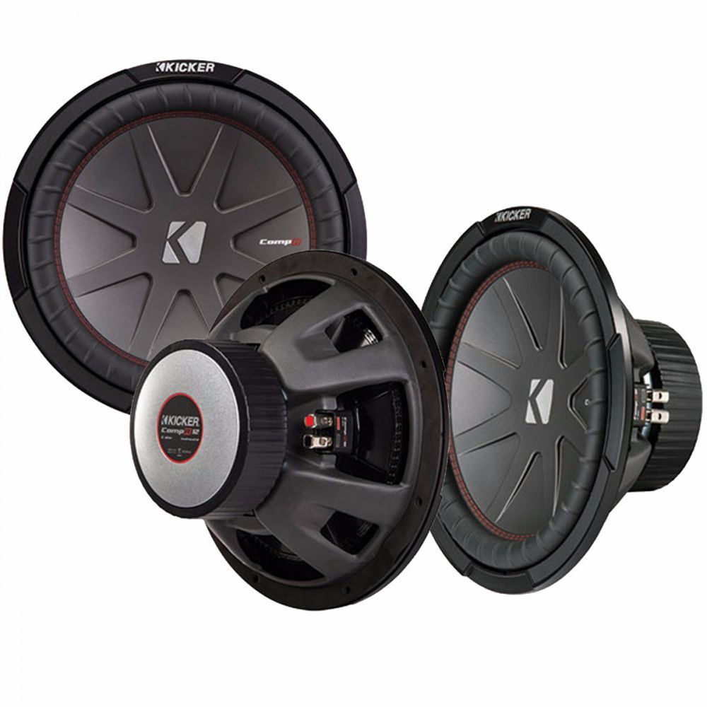 Kicker CWR84 - CompR 8" 600 Watts 4 ohm Dual Voice Coil DVC Car Subwoofer