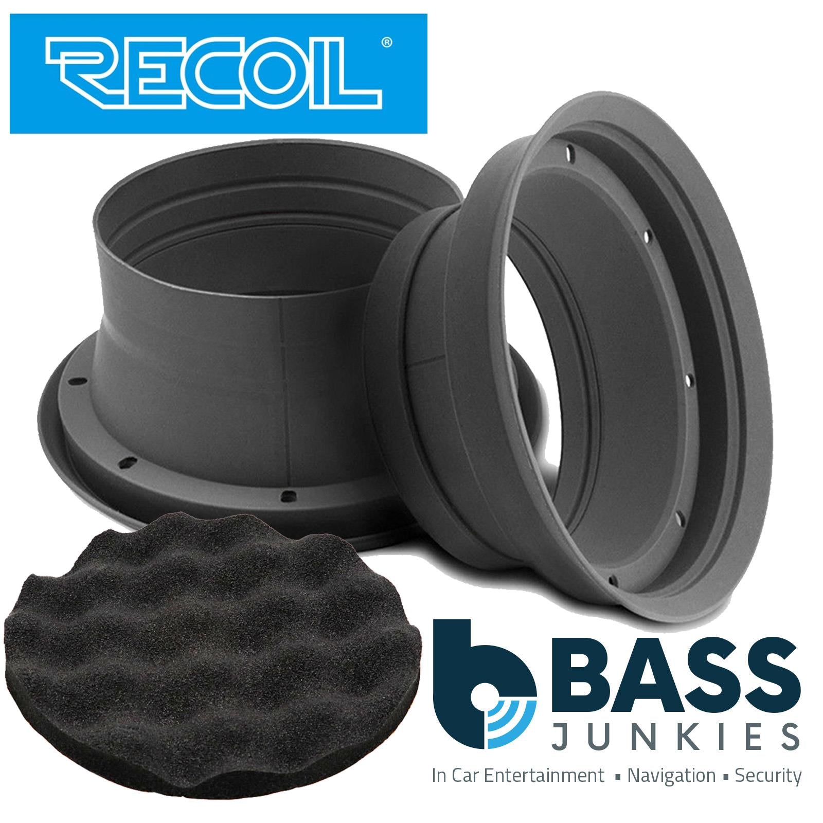 Recoil SPB65 - 17cm 6.5″ Waterproof Silicone Car Speaker Baffle & Isolator Kit