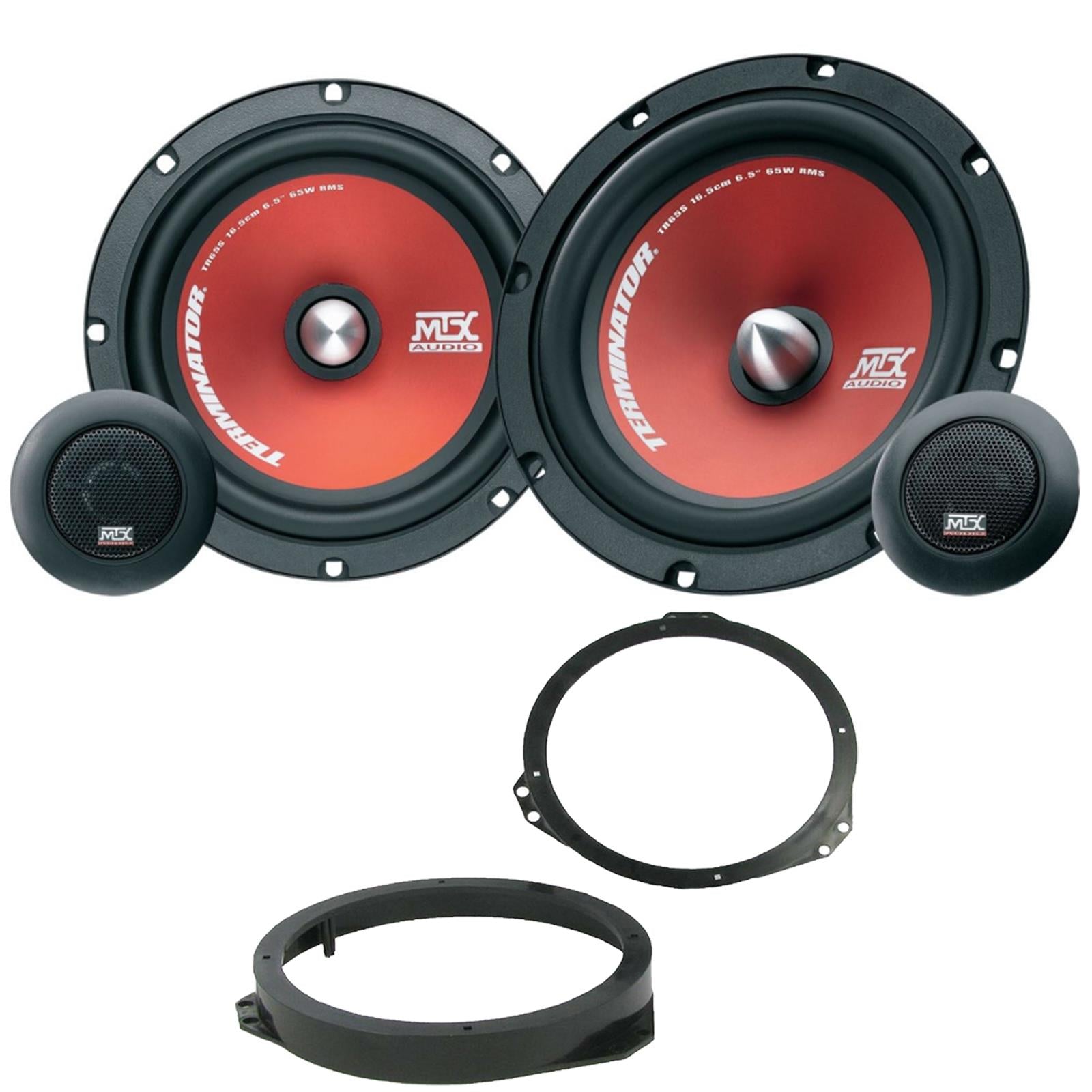 MTX TR65S 6.5" 450 Watts 2-Way Car Front Door Speakers for Vauxhall Calibra 89-97