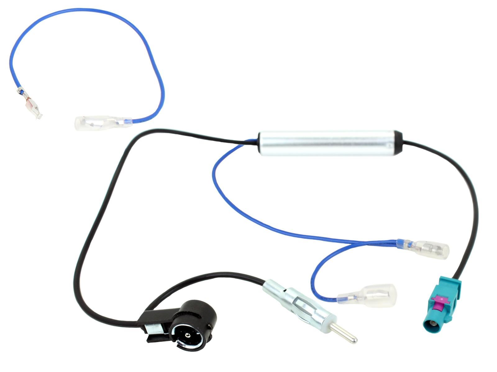 Connects2 CT27AA171 - Fakra to DIN & ISO Antenna Adapter Power Supply