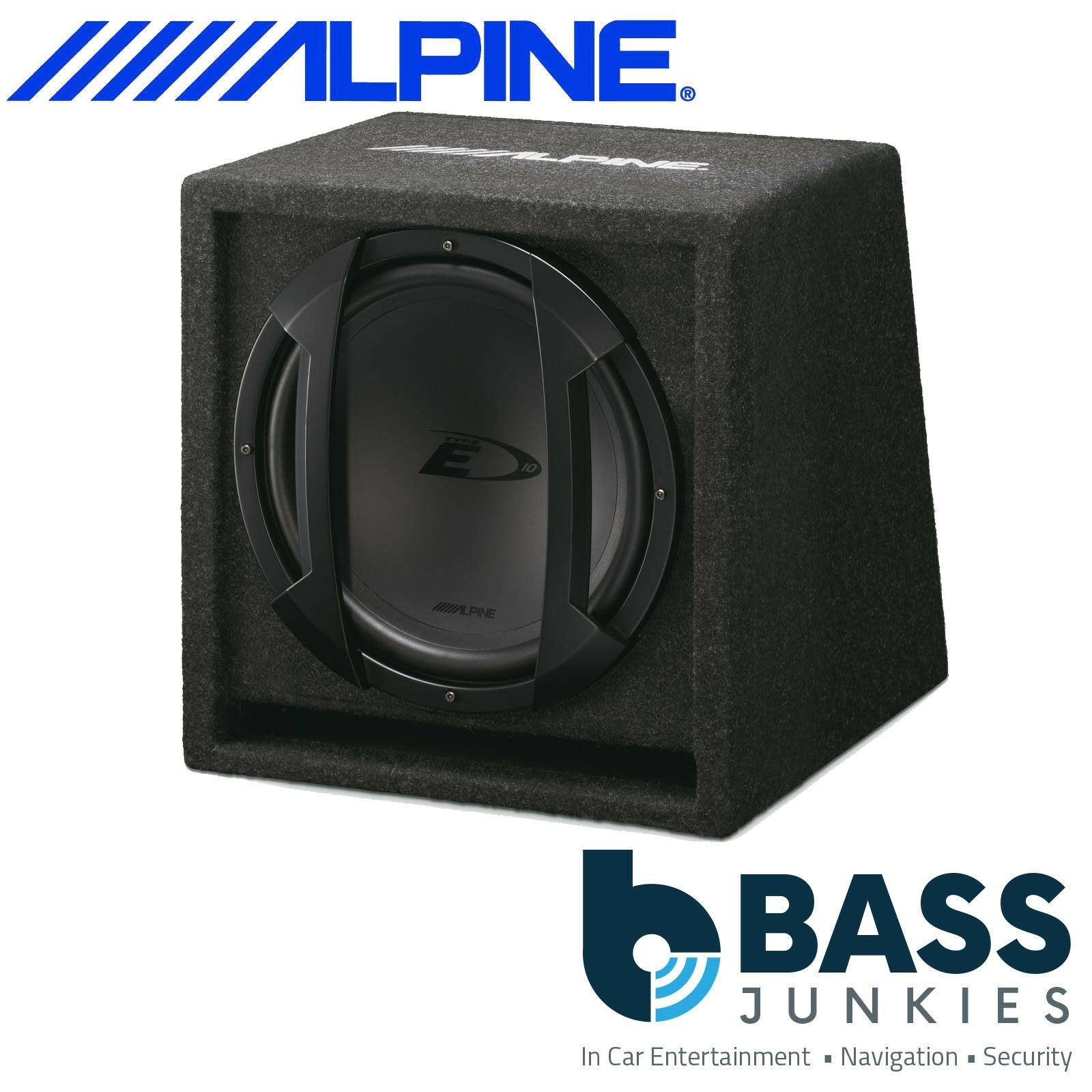 Alpine SBE-1044BR - 10" 500 Watts Sub in Bass Reflex Enclosure
