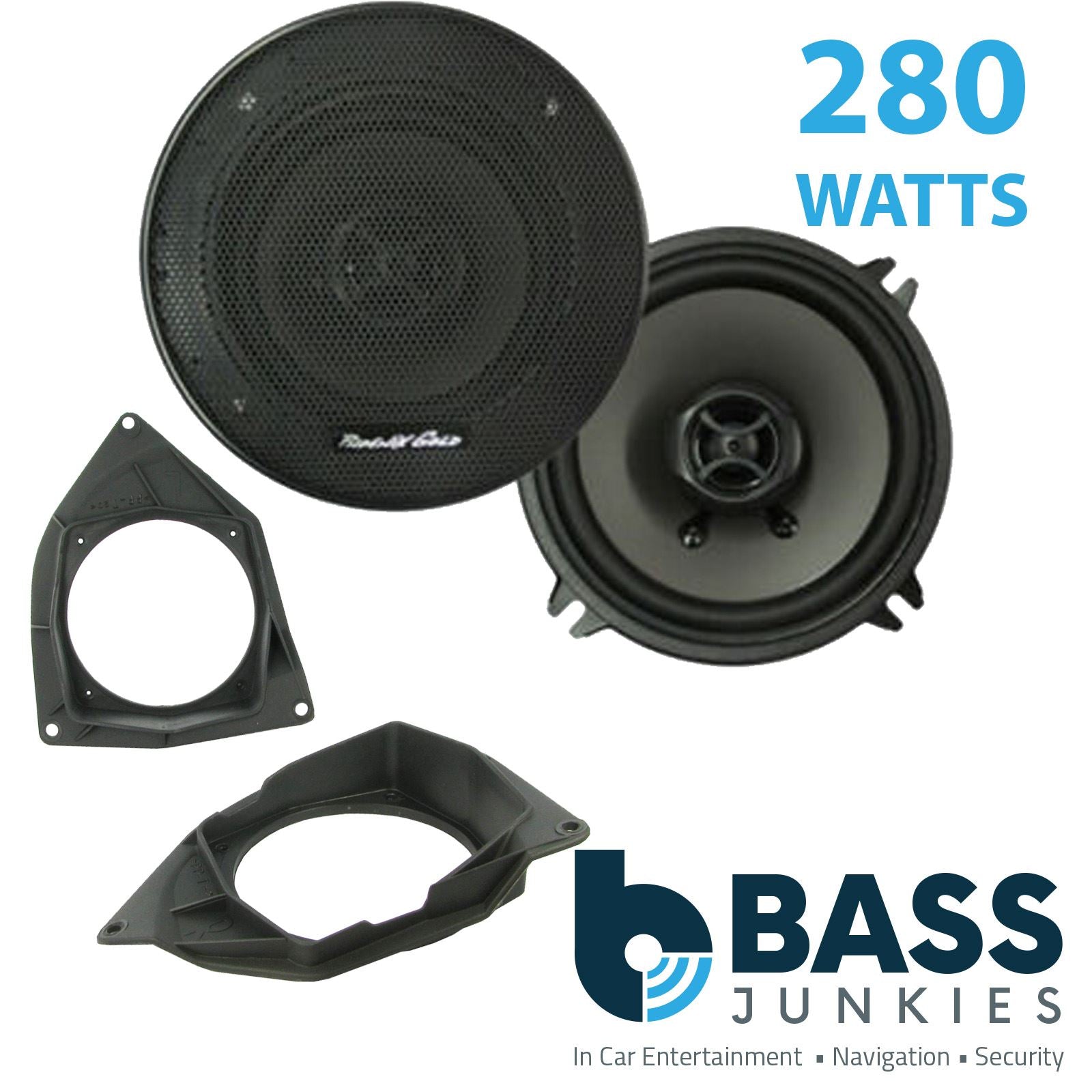 Phoenix Gold Z5CX 2-Way 130mm/13cm/5.25" Coaxial Speakers (Per Pair 280 Watts) Fits Citroen C3 2002-05