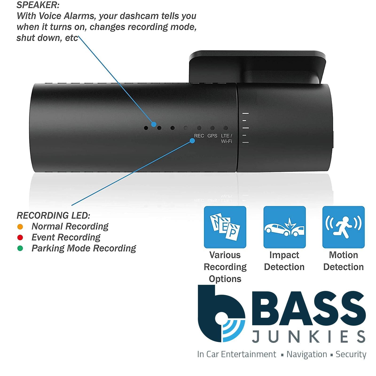 Blackvue DR750X 1CH 64GB GPS Full HD 1080p Wide Font Car Dash Camera WIFI Cloud @60fps Front Camera