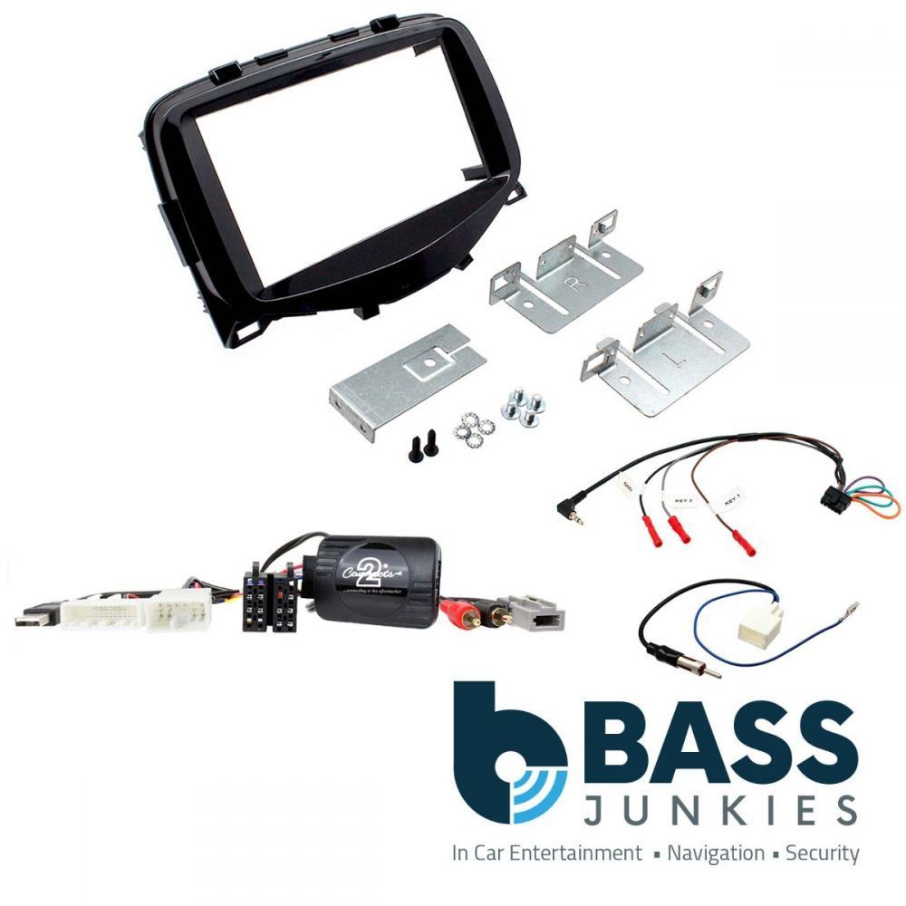 Connects2 CTKPE07 - Peugeot 108 2014 Onwards Double Din Fascia & Steering Wheel Interface Installation Kit