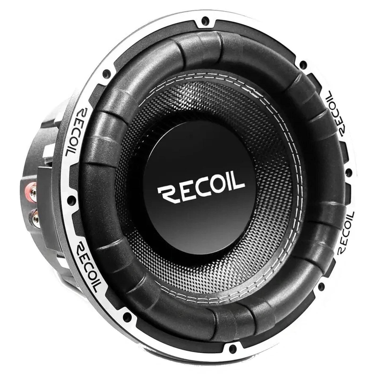 Recoil SW10D4 -   2000 Watts  Peak 10" Inch 25cm Dual 4-Ohm Car Sub Subwoofer