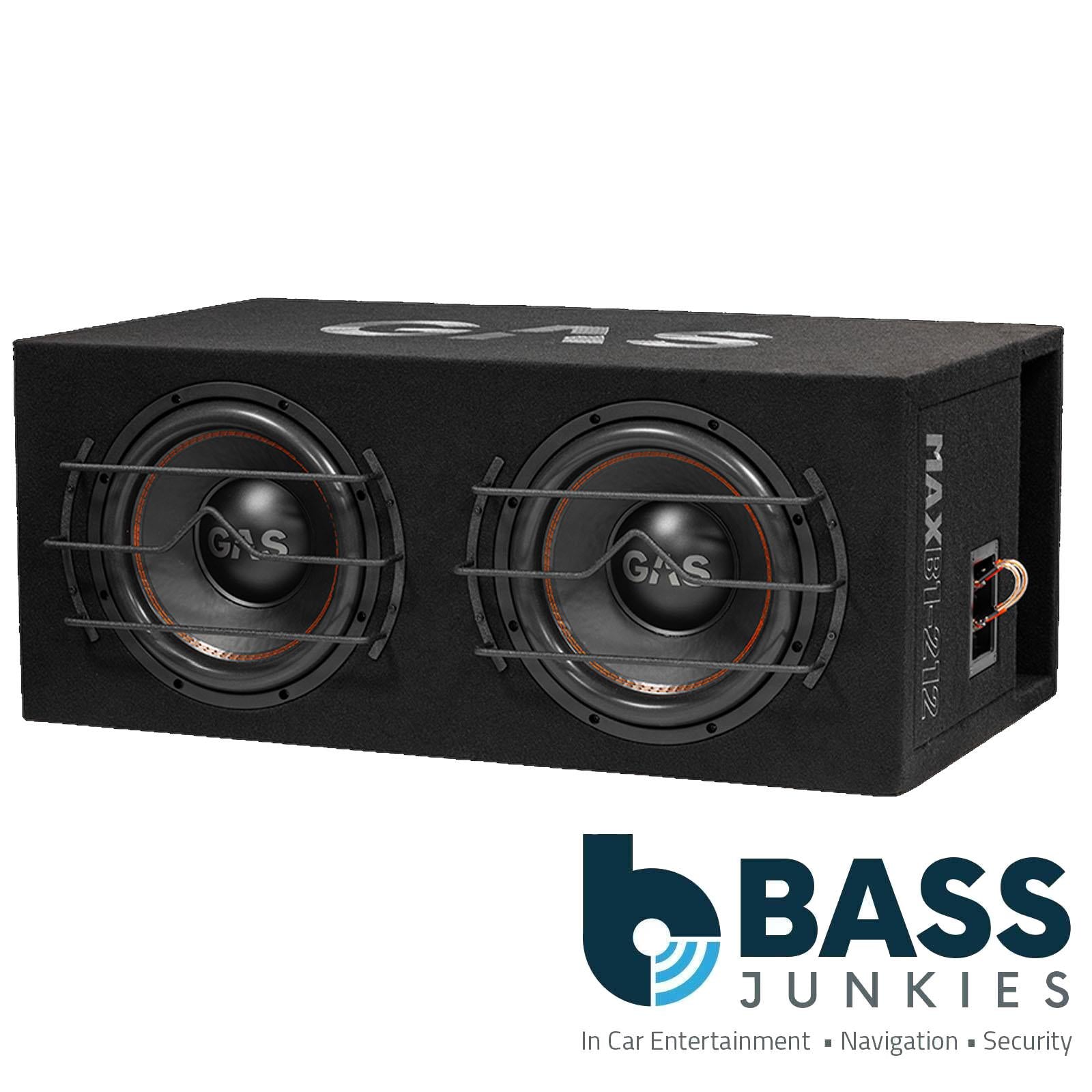 Gas MAD B1-212 - 3400 Watts 12 Inch 30cm Double Vented Enclosure Car Subwoofer