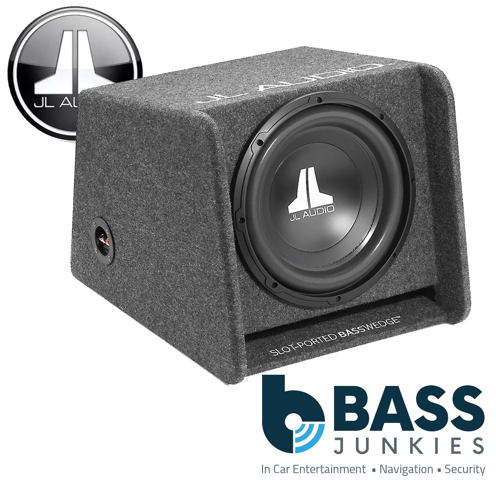 JL Audio CP110-W0v3 - 10″ 300 Watts Sub Box & JX500.1 Amplifier & 4AWG Amp Kit